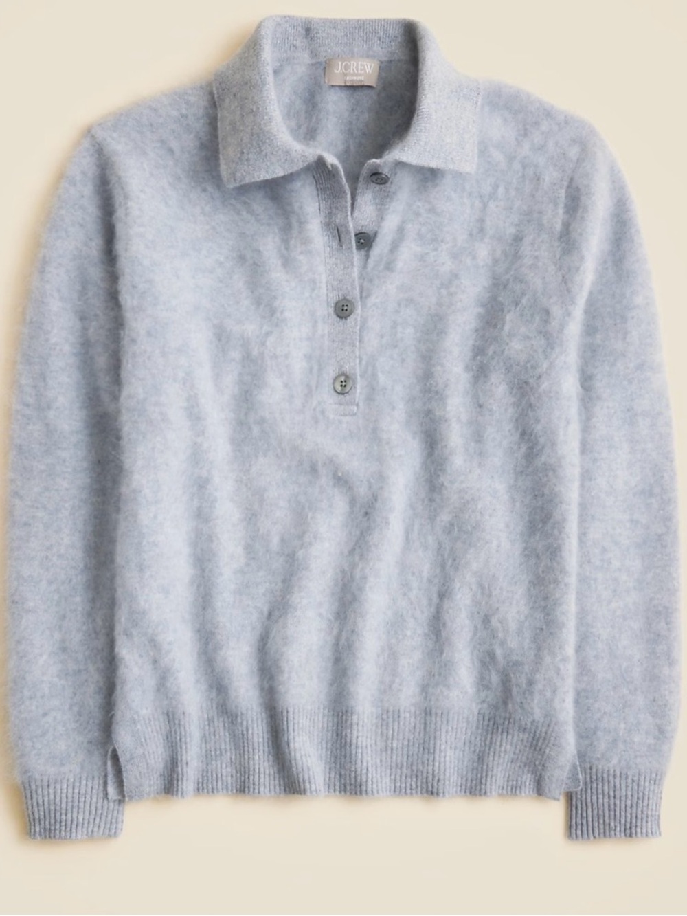 J.Crew Brushed cashmere rugby sweater - Picture 4 of 4